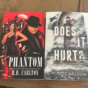 H.D. Carlton Book Set - Does It Hurt? and Phantom